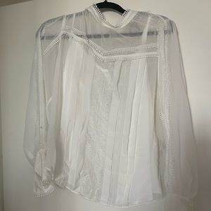 WHBM NWT White Blouse